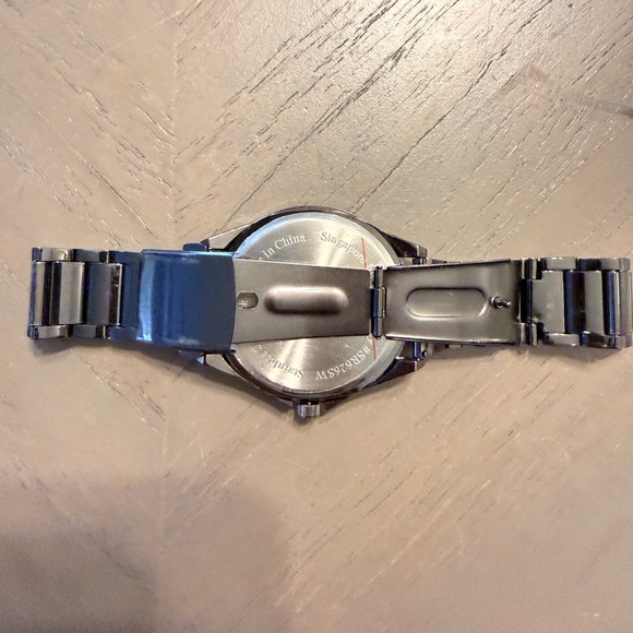 Beverly Hills Polo Club Metallic Watch with Black Accents - Picture 5 of 6